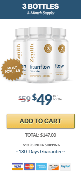 Titanflow - natural supplement - 3 bottle